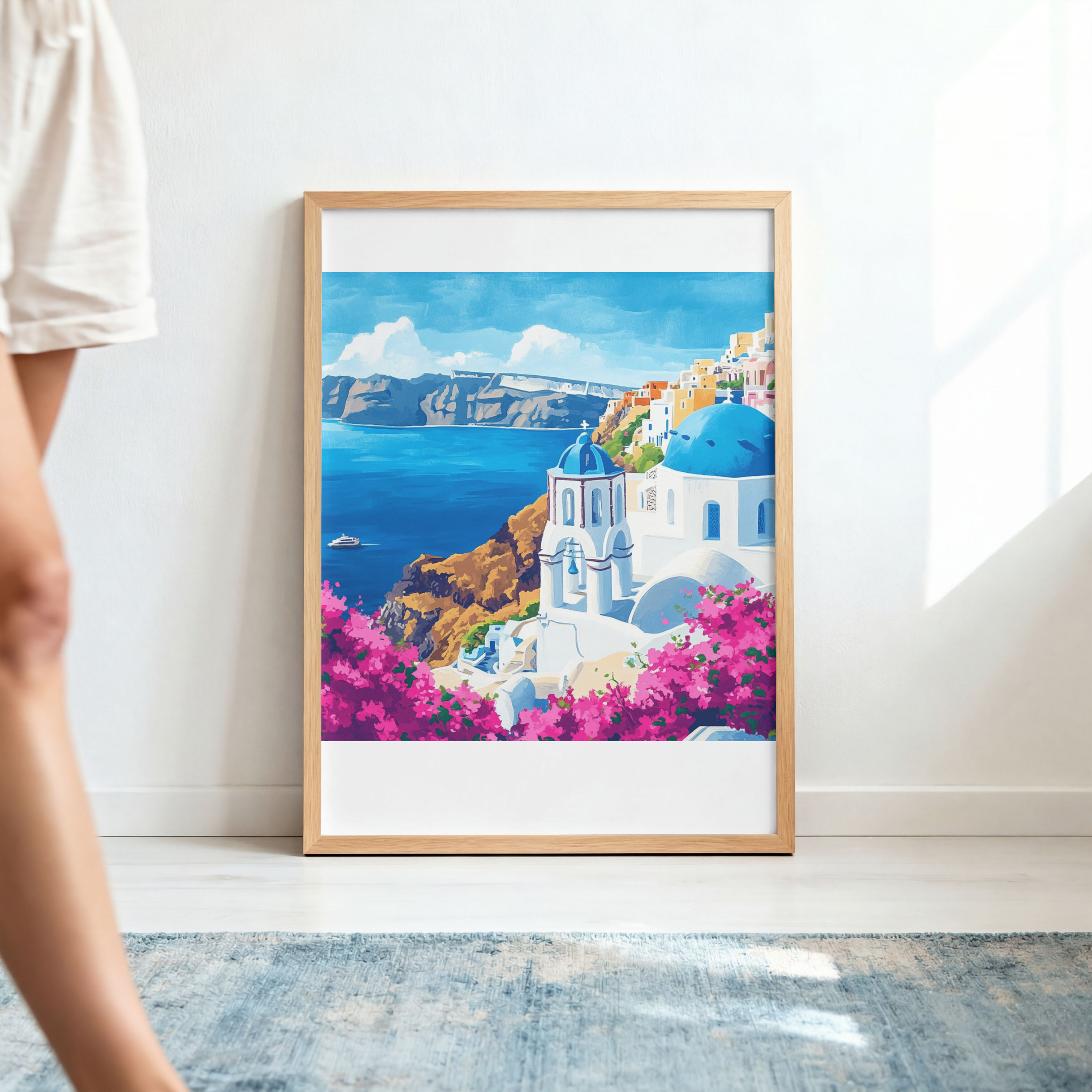 Santorini Dreams - Paint by Numbers Kit