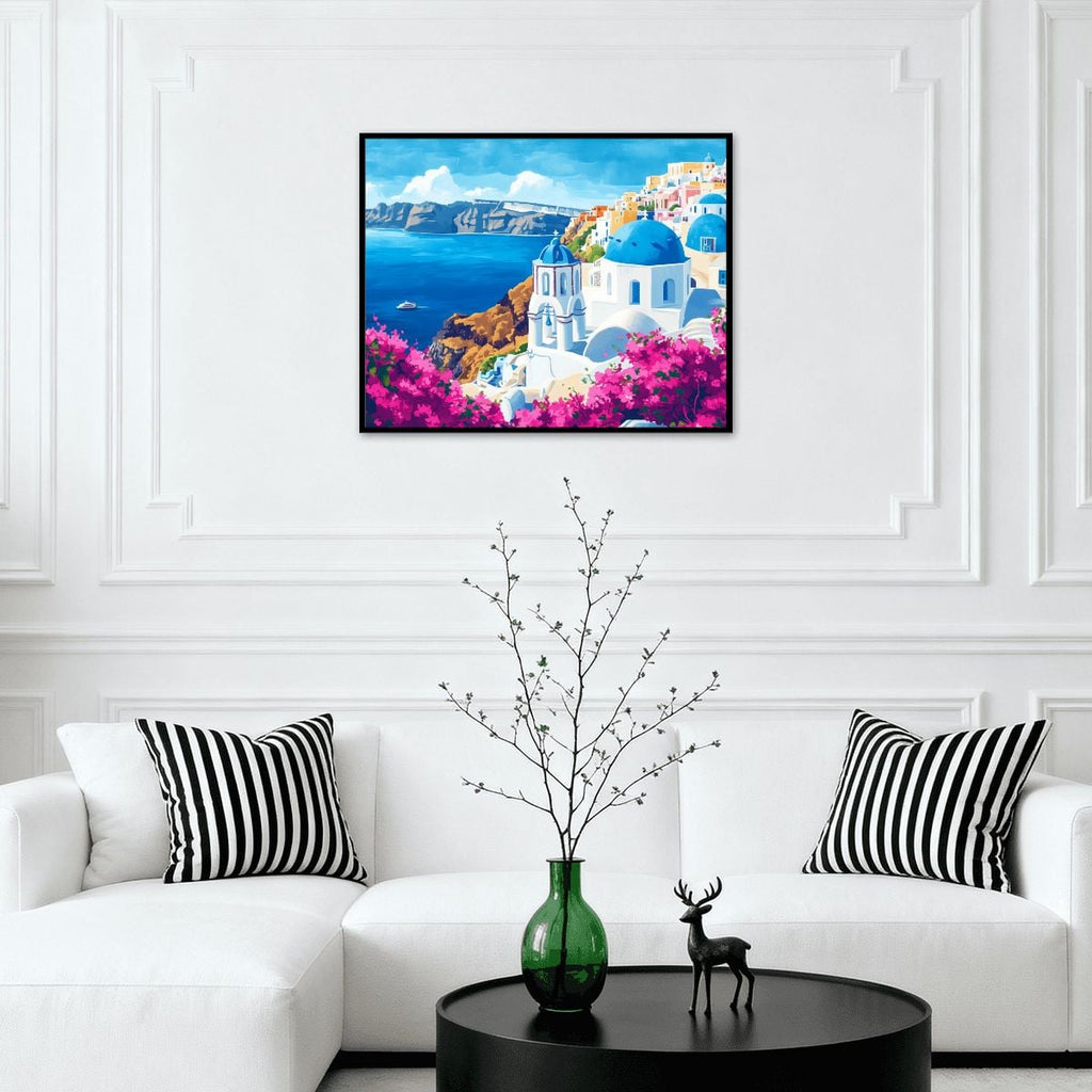 Santorini Dreams - Paint by Numbers Kit