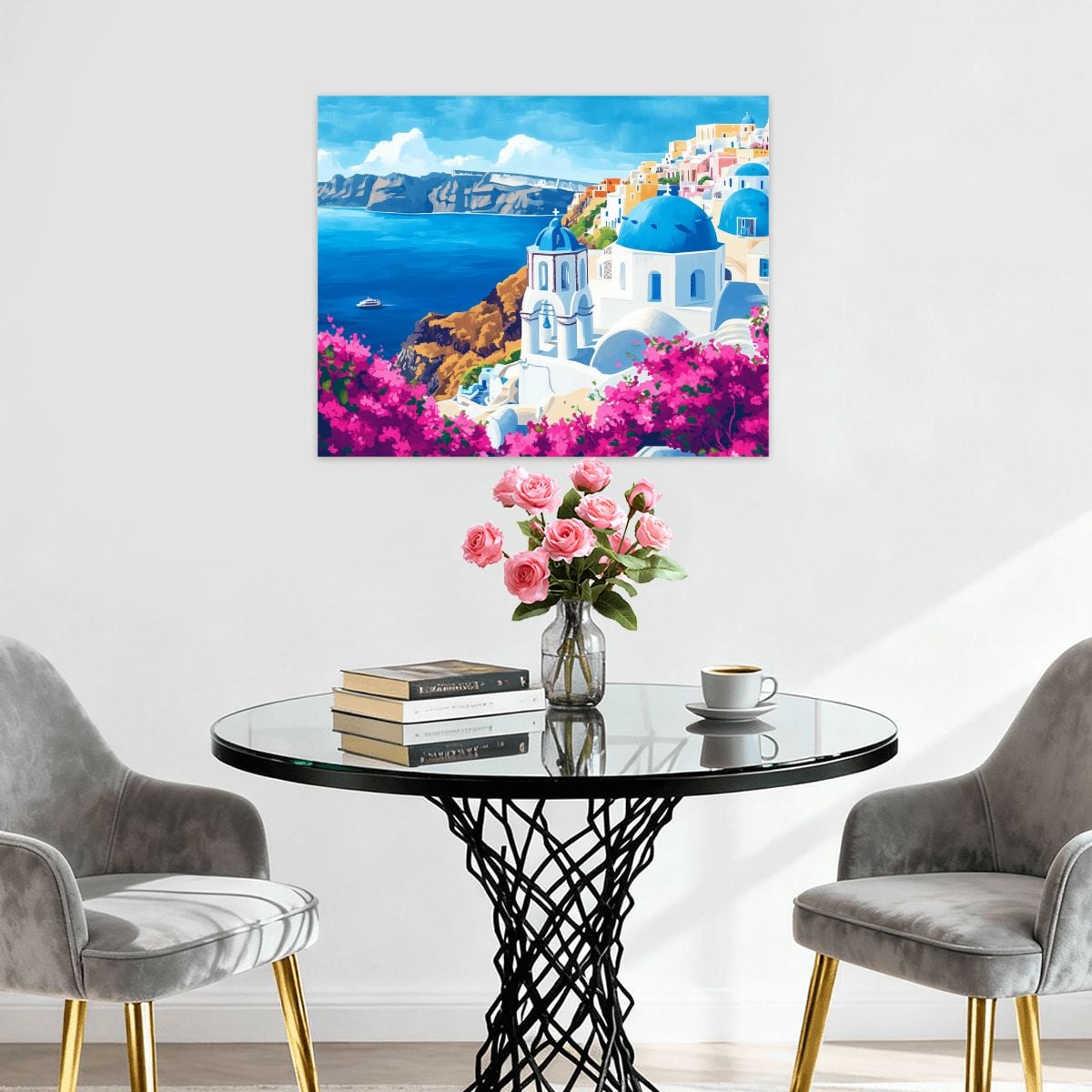 Santorini Dreams - Paint by Numbers Kit