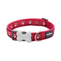 Dog Collar Desert Paws Red