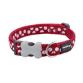 Dog Collar White Spots on Red
