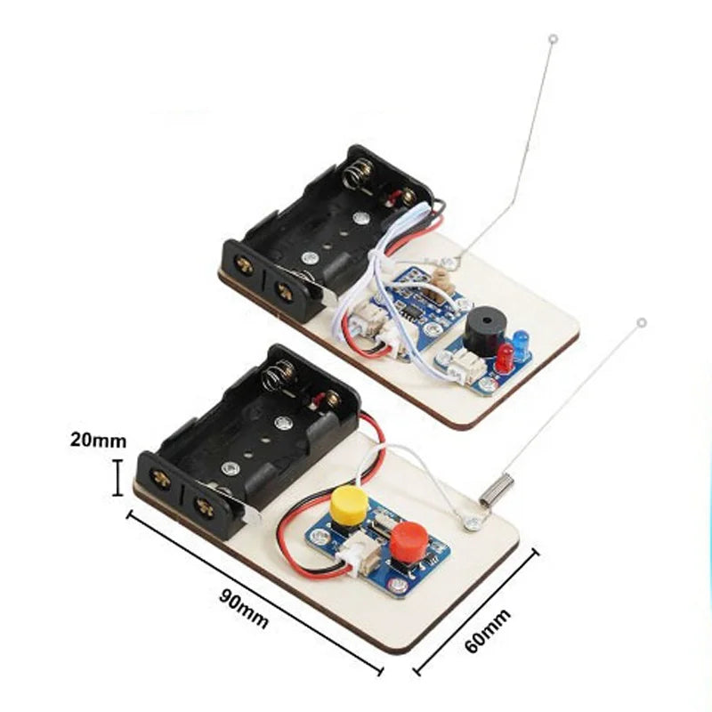 Wholesale Wireless Telegraph DIY Educational Science STEM Wooden Toy for Kids