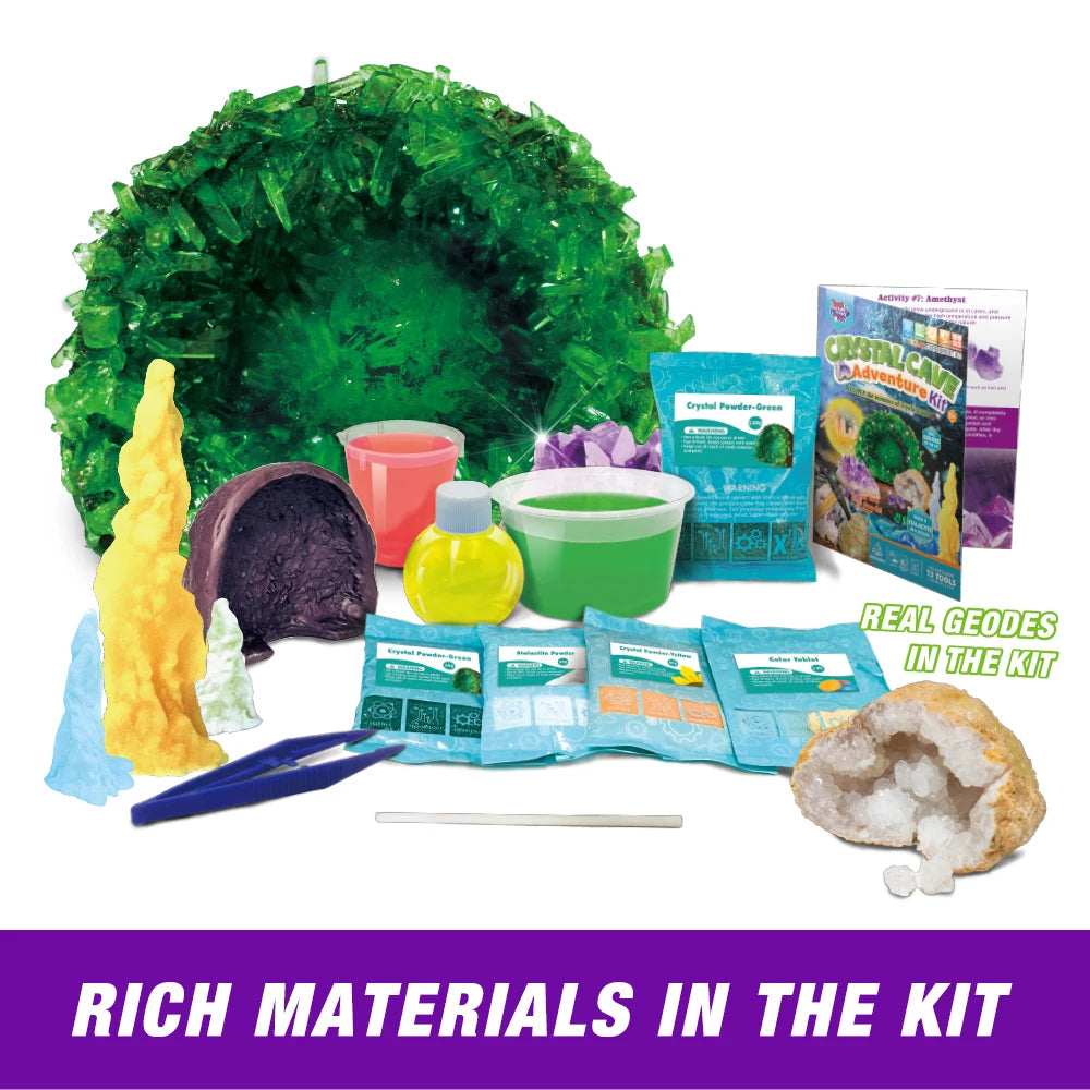 STEM Toys Crystal Geodes Adventure Knowledge Experiments Science Kit Birthday Gifts Ideas for 8+ Kids and Teens