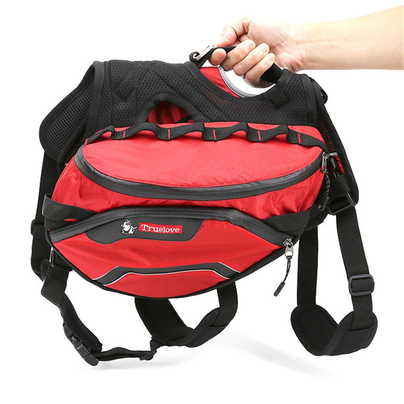 Dog Backpack Harness Deluxe 2 in 1