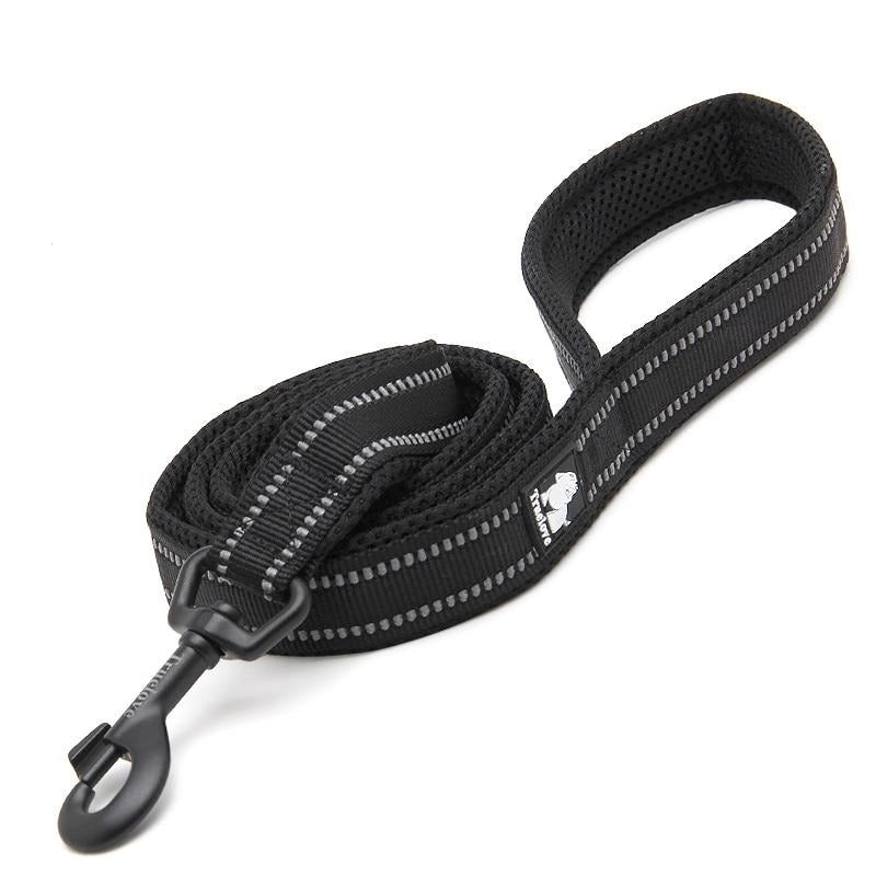 Dog Leash Soft Padded Strong Reflective Nylon 110cm