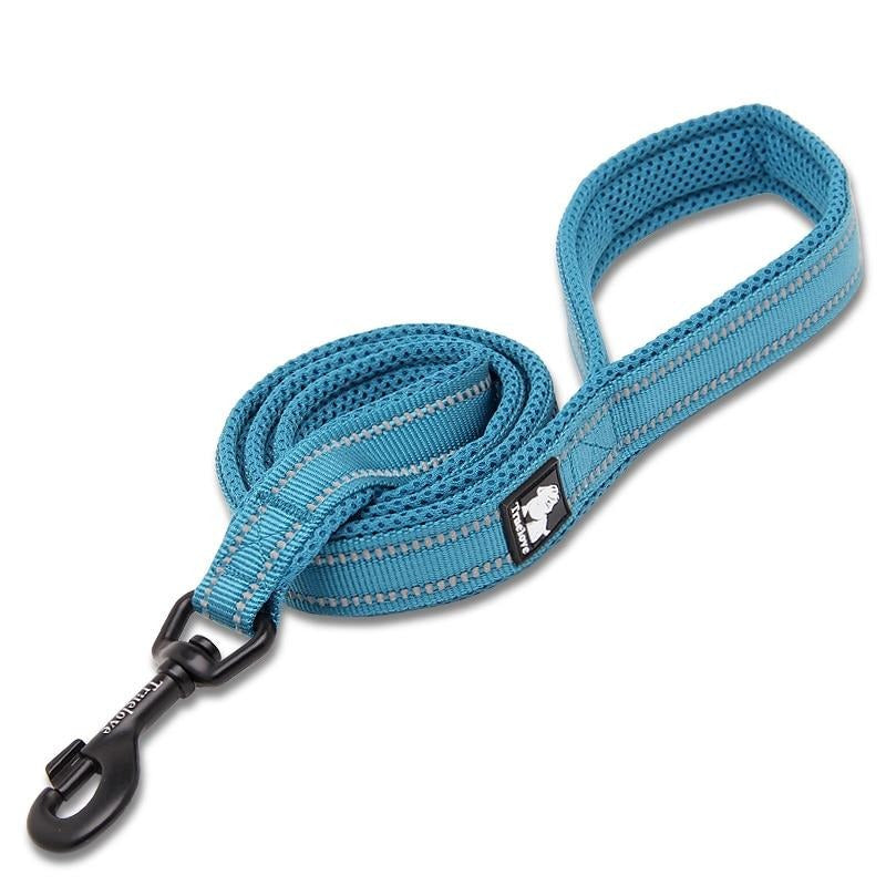 Dog Leash Soft Padded Strong Reflective Nylon 110cm