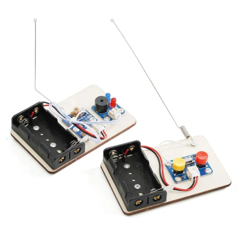 Wholesale Wireless Telegraph DIY Educational Science STEM Wooden Toy for Kids