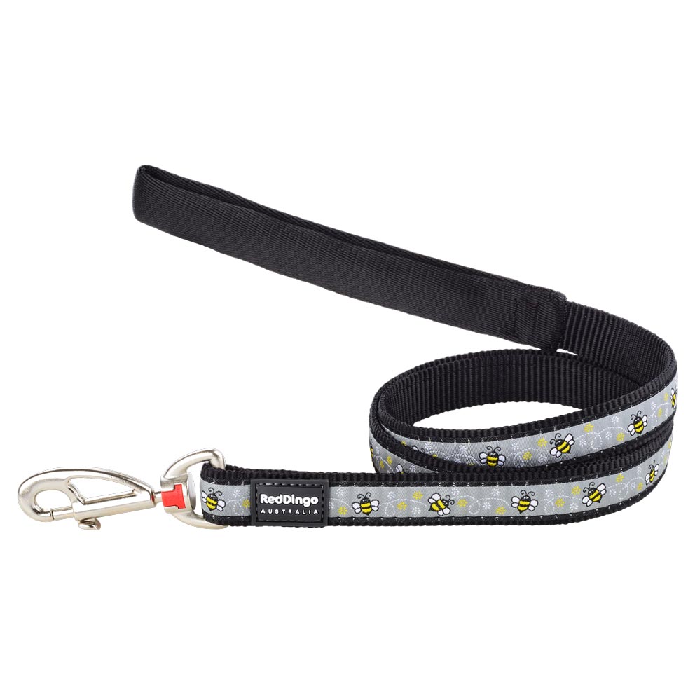 Dog Lead Bumble Bee Black
