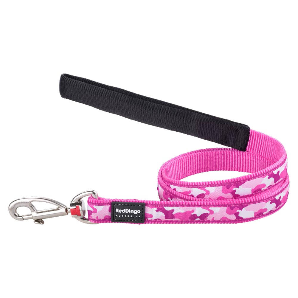 Dog Lead Camouflage Hot Pink