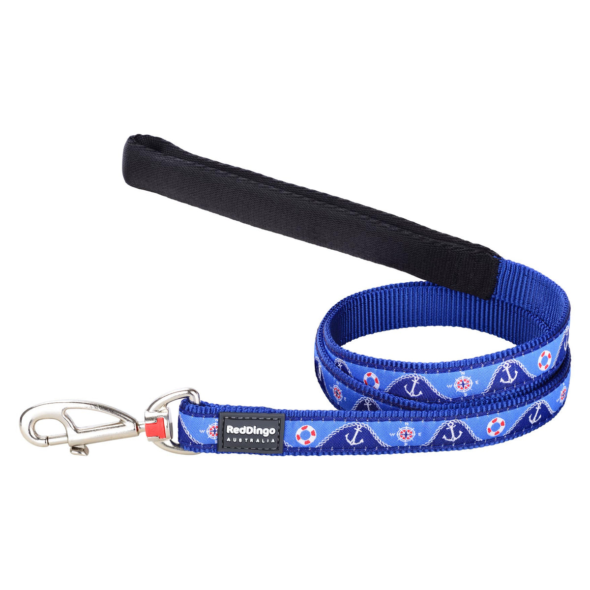 Dog Lead Nautical Navy