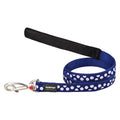 Dog Lead White Spots on Navy