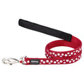 Dog Lead White Spots on Red