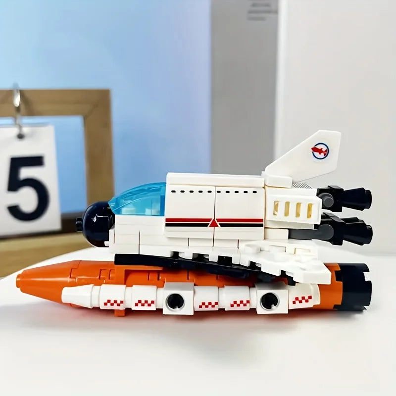 Space Rocket Building Blocks