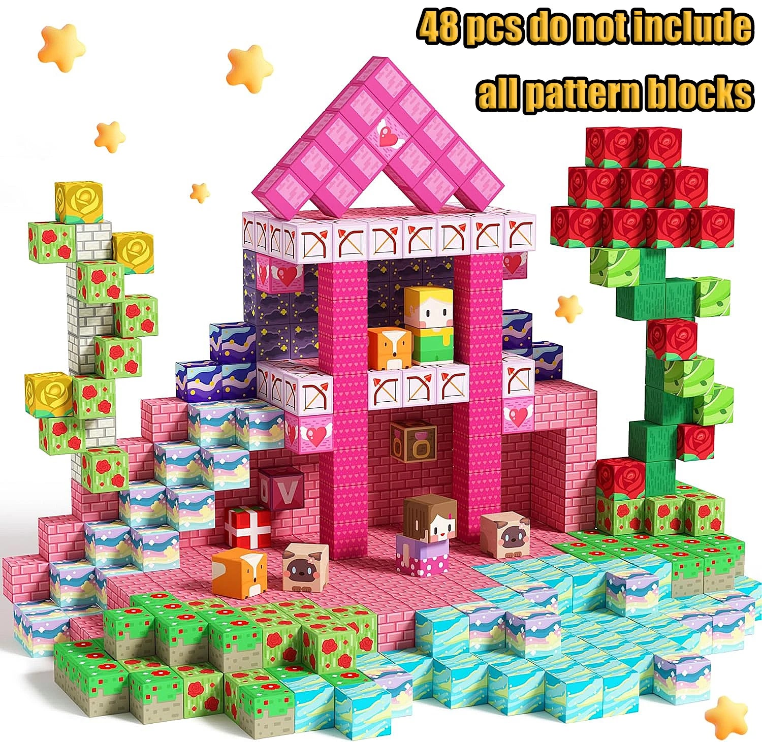Magnetic Building Blocks - Mine Craft World - Party