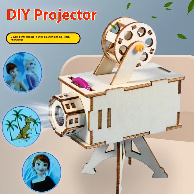 DIY Wooden Science Project Kit included in the Little Scientist Starter Bundle