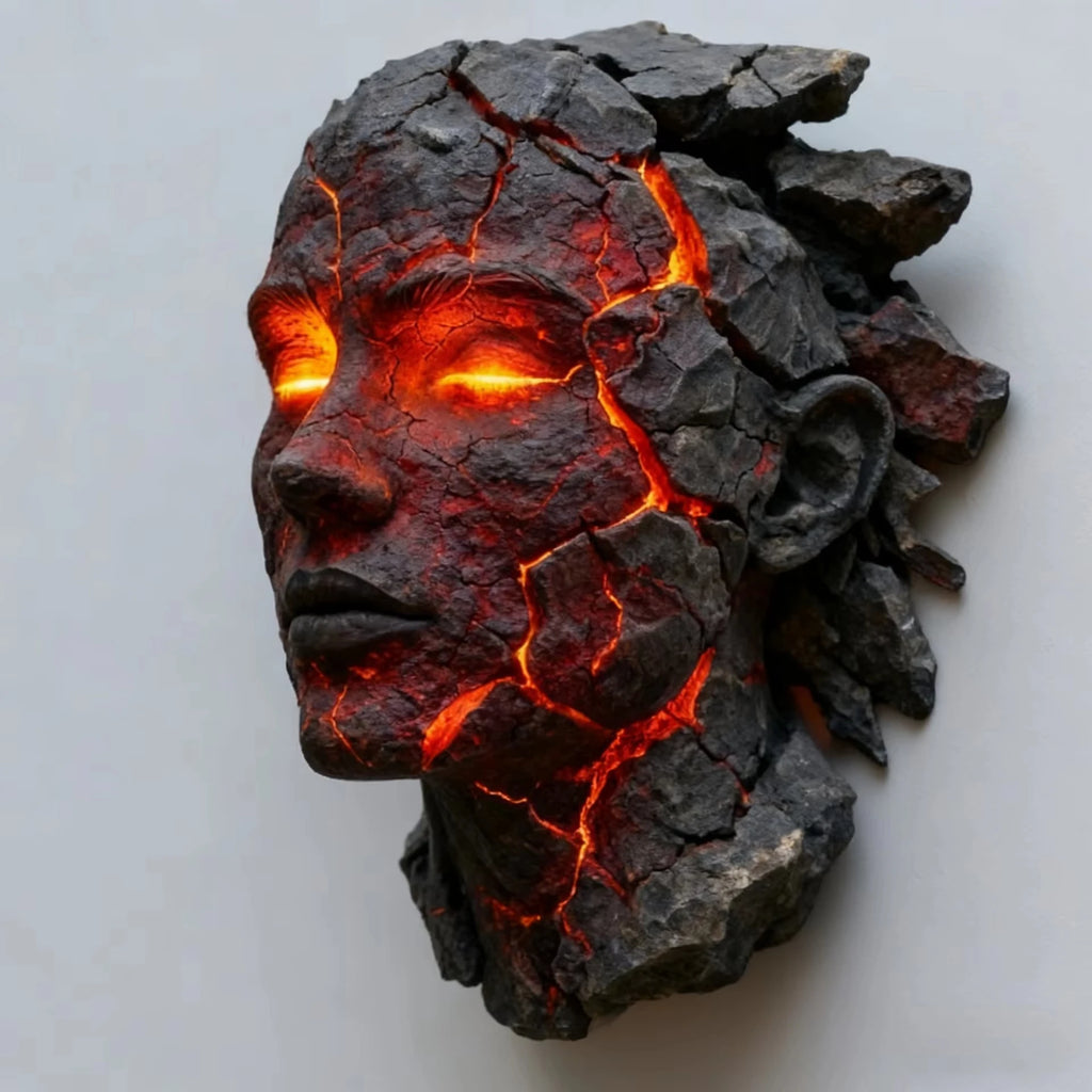 Cracked Soul Wall Light Pendant Decor