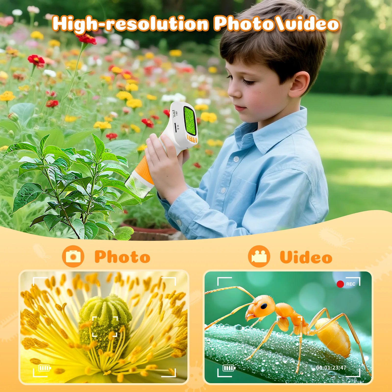 1000X Handheld Microscope