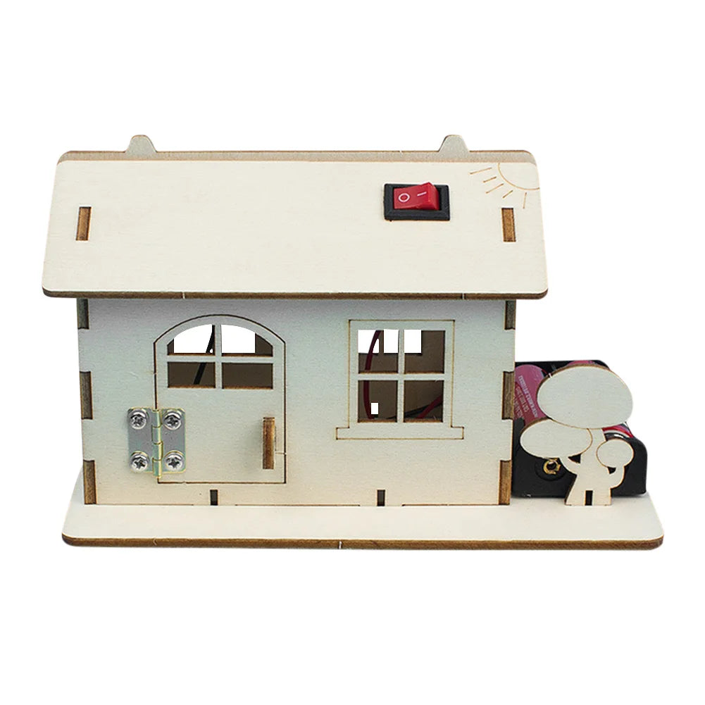 Crane - DIY Science Toys Children Educational STEM Projects Kits - 3D Assemble Wood Puzzle Toy Scientific Experiment Kit