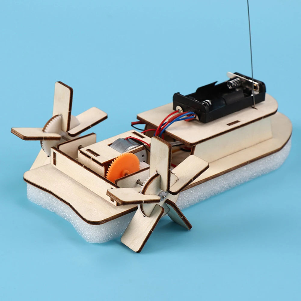 Wooden Boat Model STEM Kit