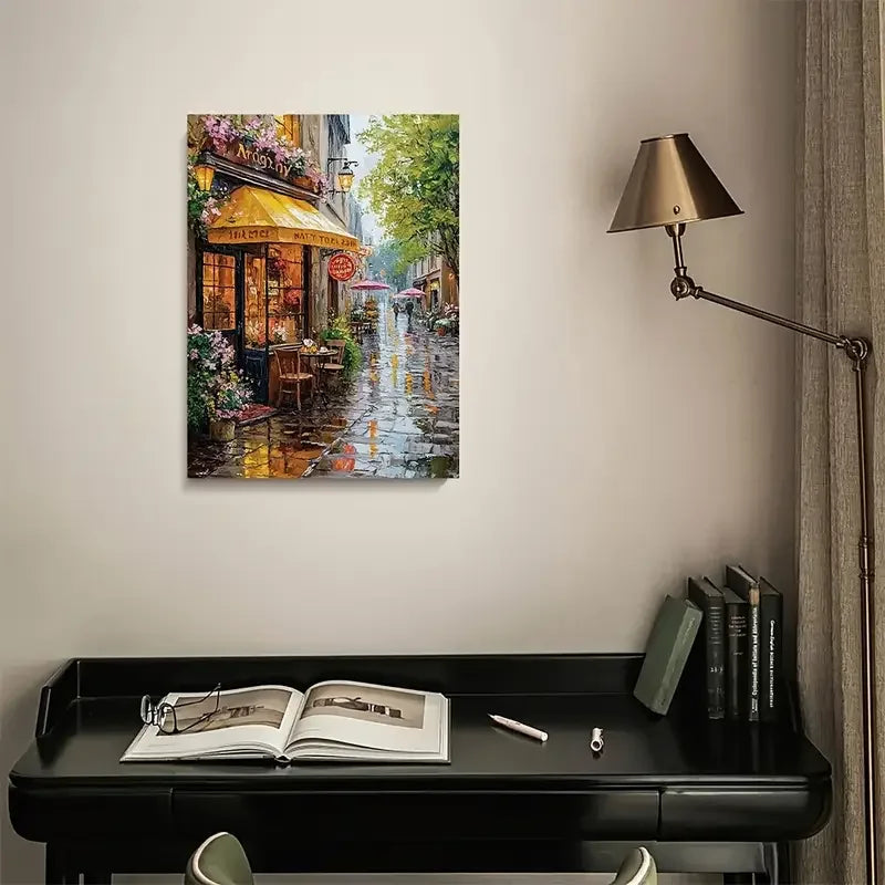 French Café - Paint by Numbers Kit for Adults