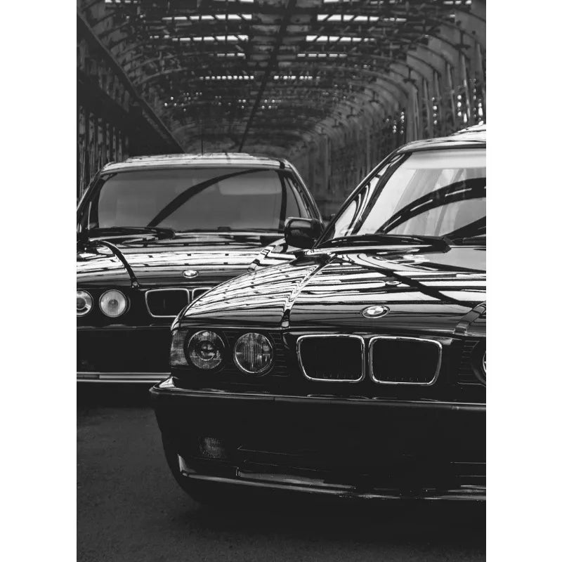 Modern Fashion Wall Art Simple Black and White Luxury Car HD Canvas Poster Prints Home Bedroom Living Room Decoration Mural