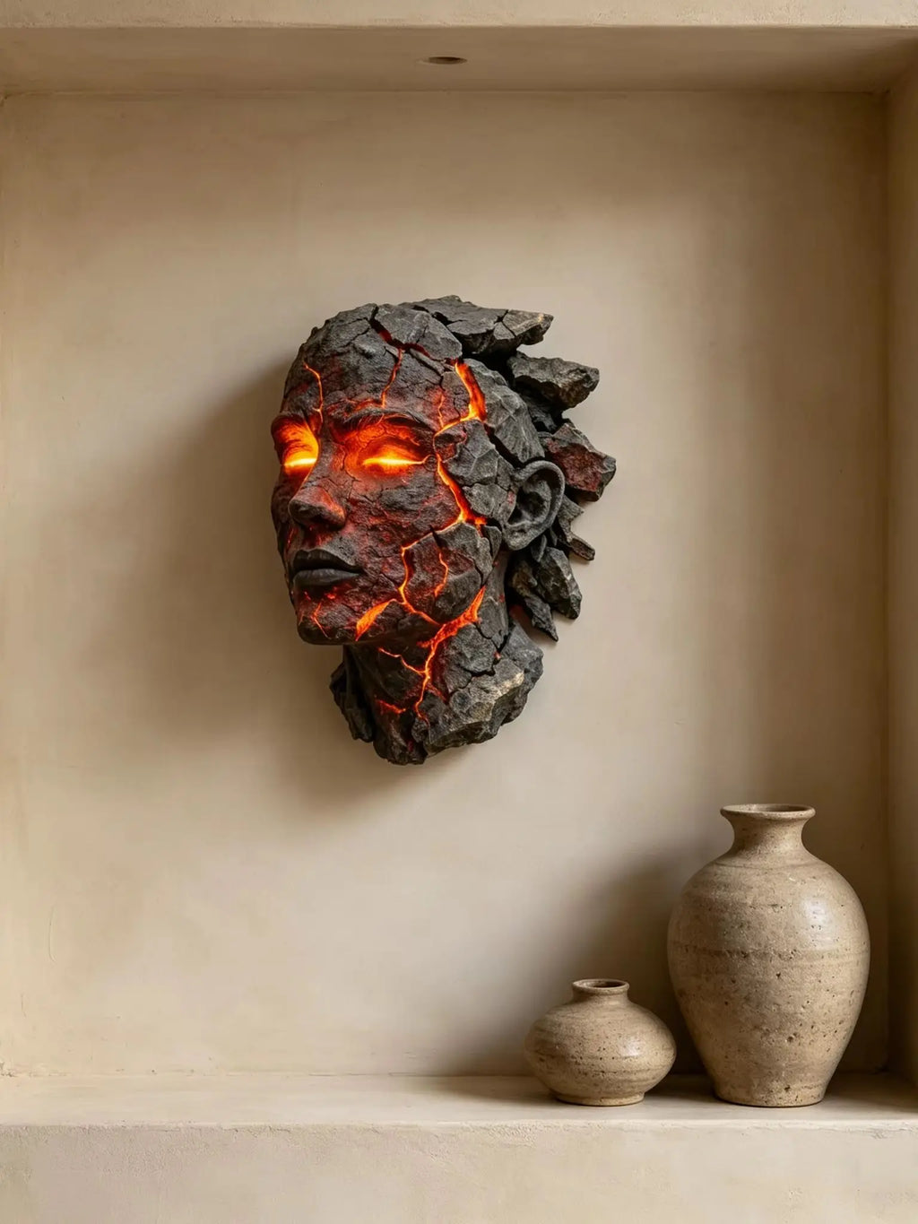 New Cracked Soul Wall Light Pendant Wall Decorations Home Decor Home Accessories Decorative Figurines