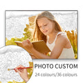 Custom Personalized DIY Paint by Numbers Photo Kit on Canvas