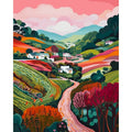 Genie Canvas - PhotoCustom City Oil Painting By Numbers Scenery Adults DIY Kits Paint By Numbers On Canvas Landscape Frameless Home Decoration