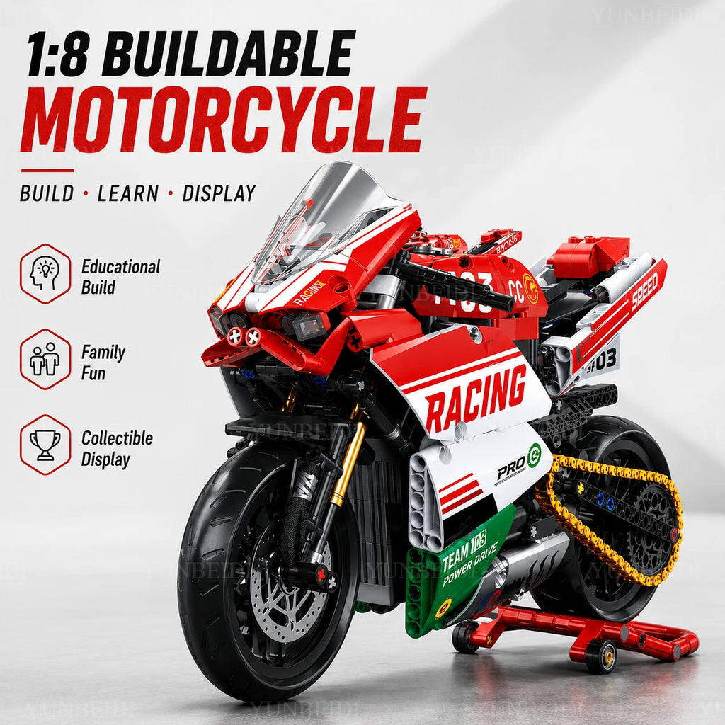 Motorcycle Building Block Set