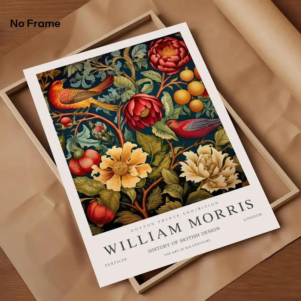 W-William M-Morris art Poster HD Art Mural Wallart Waterproof Vintage Print Decor for Home Decoration DIY Durable