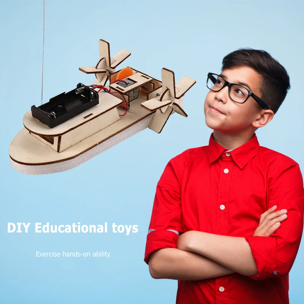 Wooden Boat Model STEM Kit