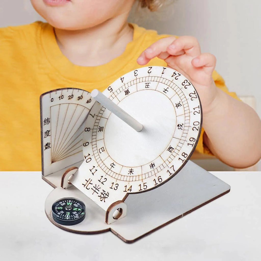 Wooden Sundial STEM Kit