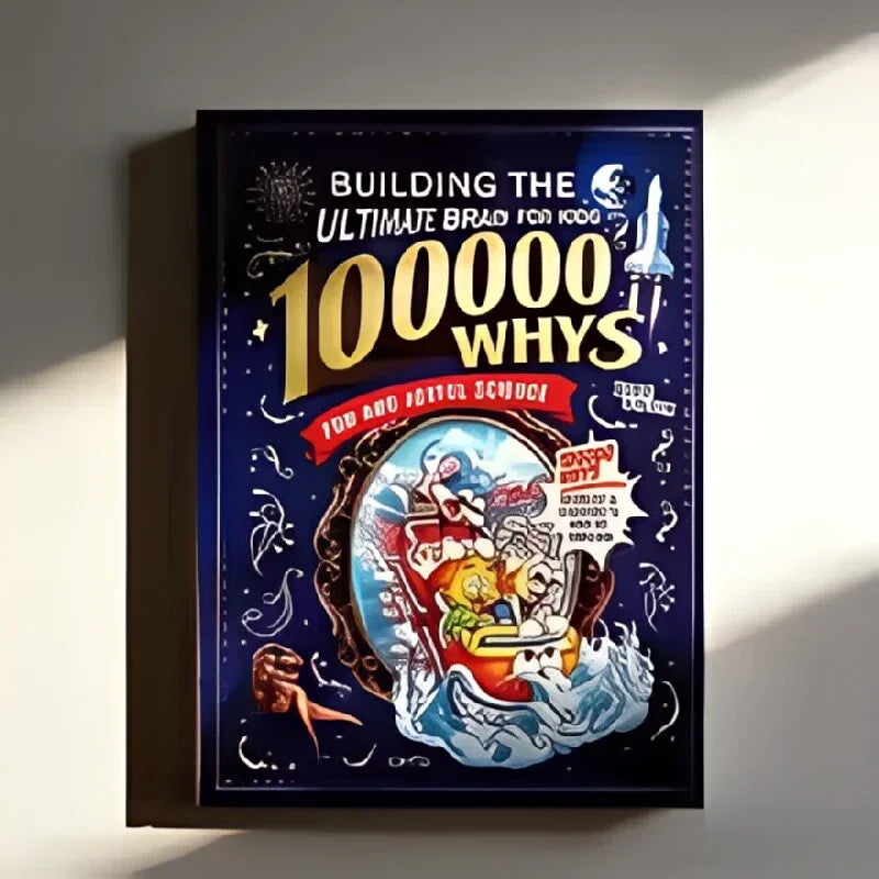 Kids Popular Science 2-Book Set: Funny Comic & 100,000 Whys Storybook, Hardcover Educational Children Extracurricular Gift