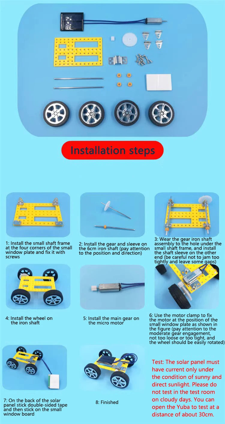 Solar-Powered Car Kit