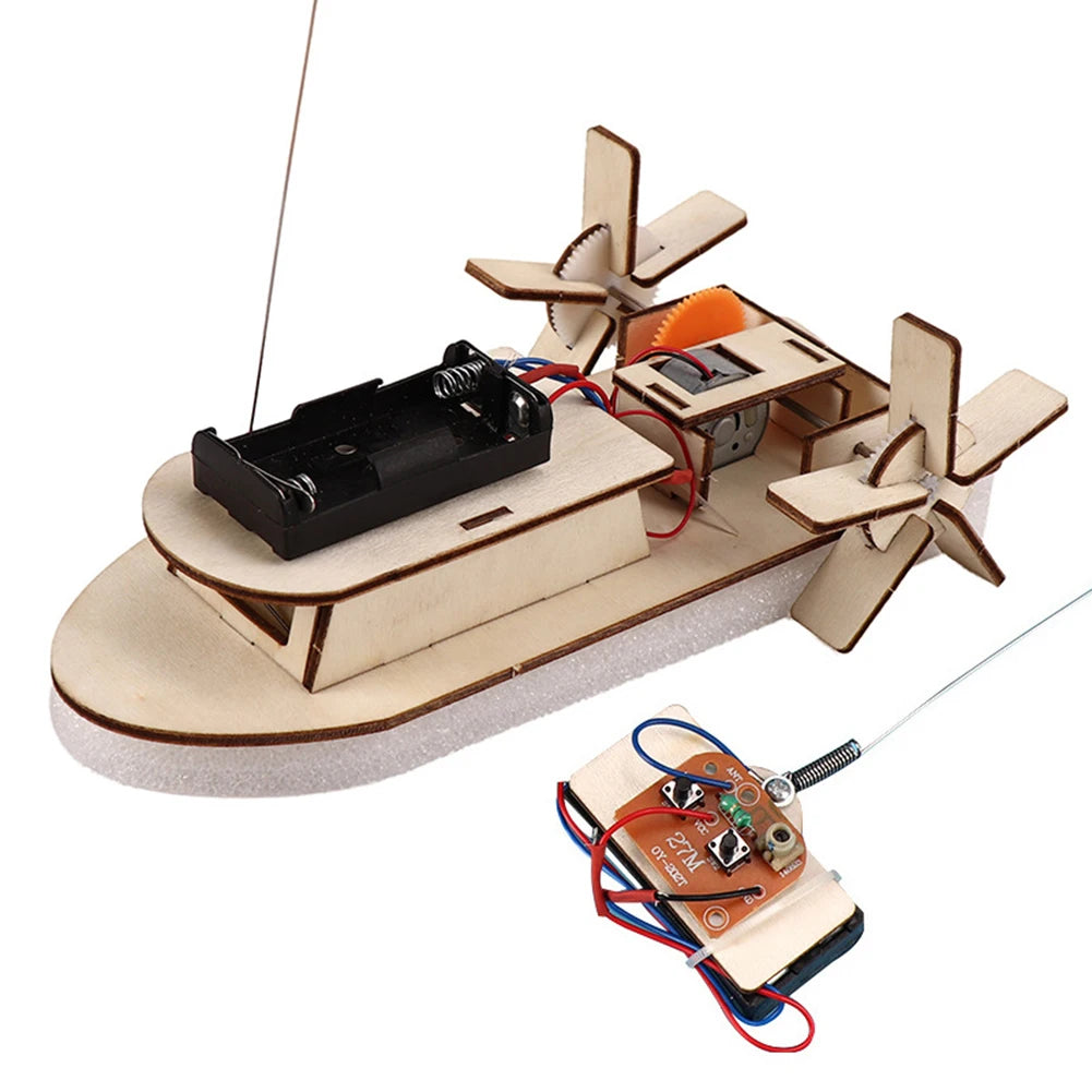 Wooden Boat Model STEM Kit