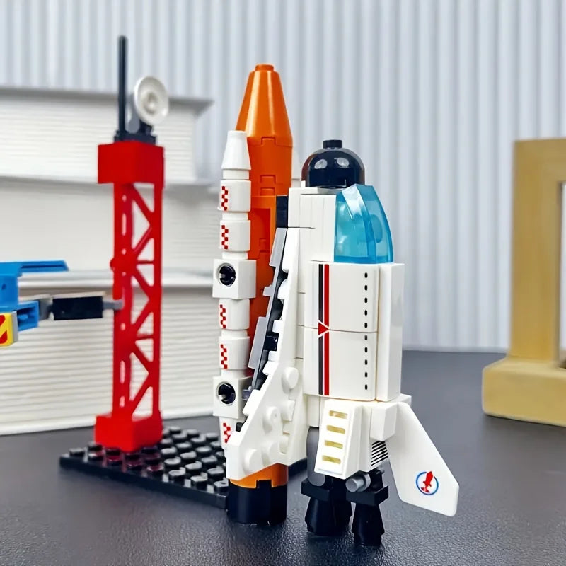 Space Rocket Building Blocks