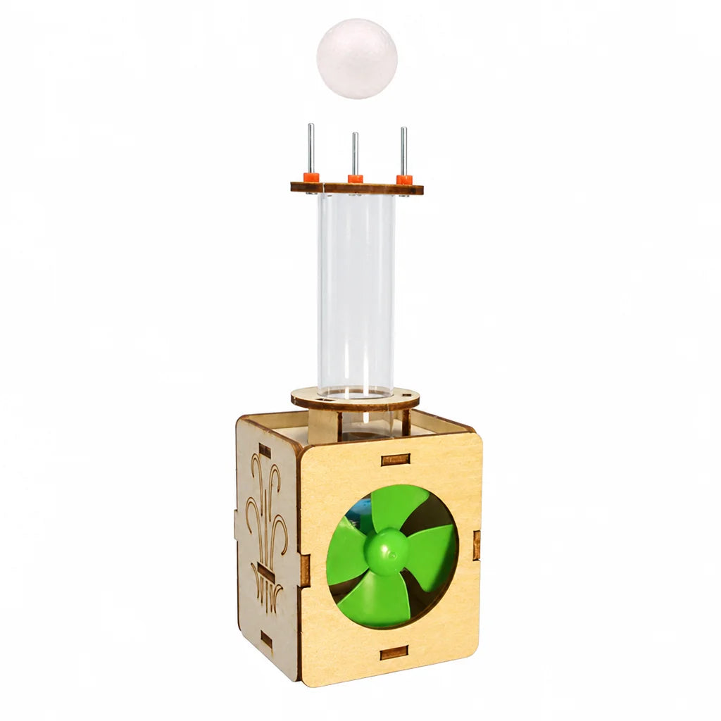 STEM Wooden DIY Air Floating Ball Science Kits for Kids Educational Toys Physics Experiment Tool School Projects Teaching Aids