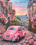 Genie Canvas - Landscape Architecture Number Painting ,Diy Painting Kit For Adults Paint By Numbers Canvas Acrylic Painting Decorative Paintin