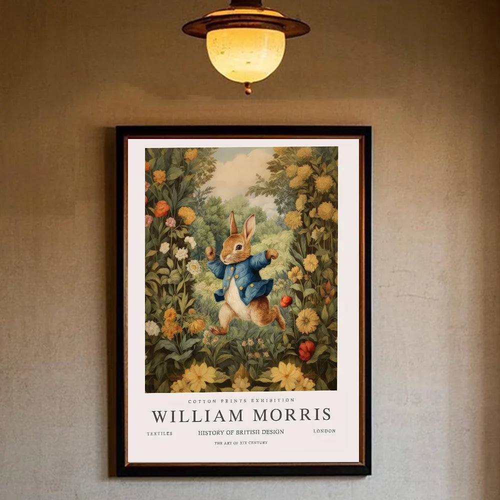 William Morris art Poster HD art sticky wall waterproof home living room bedroom bar aesthetic decoration