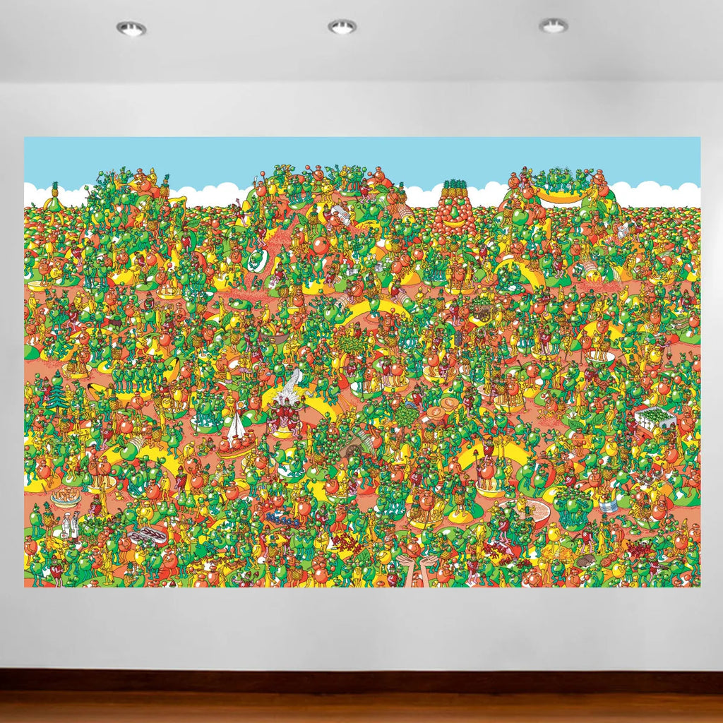Where's Waldo? Poster Anime Poster Canvas Poster Children's Room Wall Art Painting Bedroom Wall Decor Living Room Wall Stickers