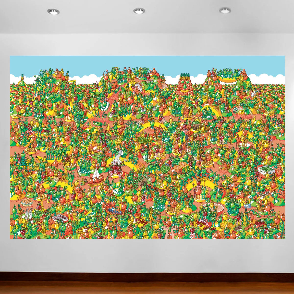 Where's Waldo? Poster Anime Poster Canvas Poster Children's Room Wall Art Painting Bedroom Wall Decor Living Room Wall Stickers