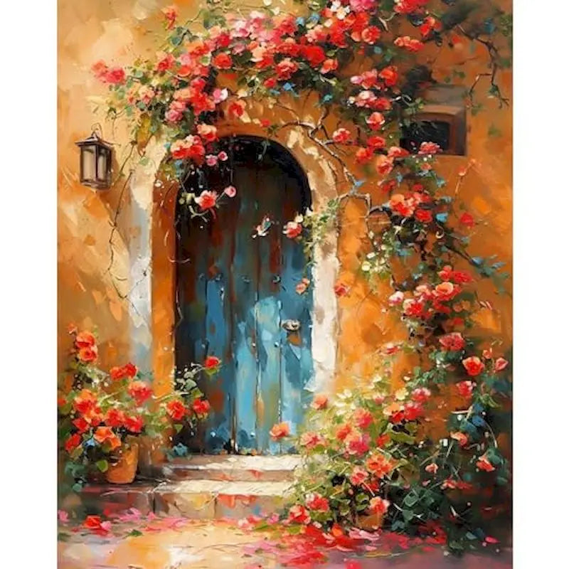 Genie Canvas Door Landscape DIY Paint by Numbers Kit