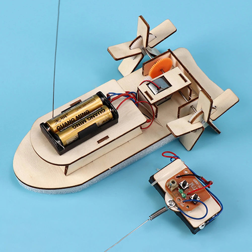 Wooden Boat Model STEM Kit
