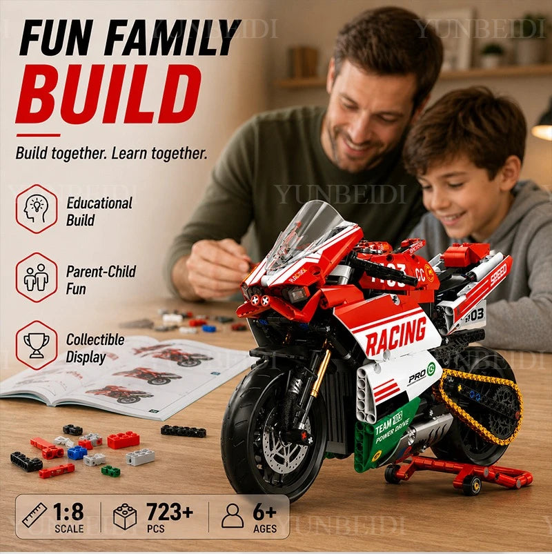 Motorcycle Building Block Set