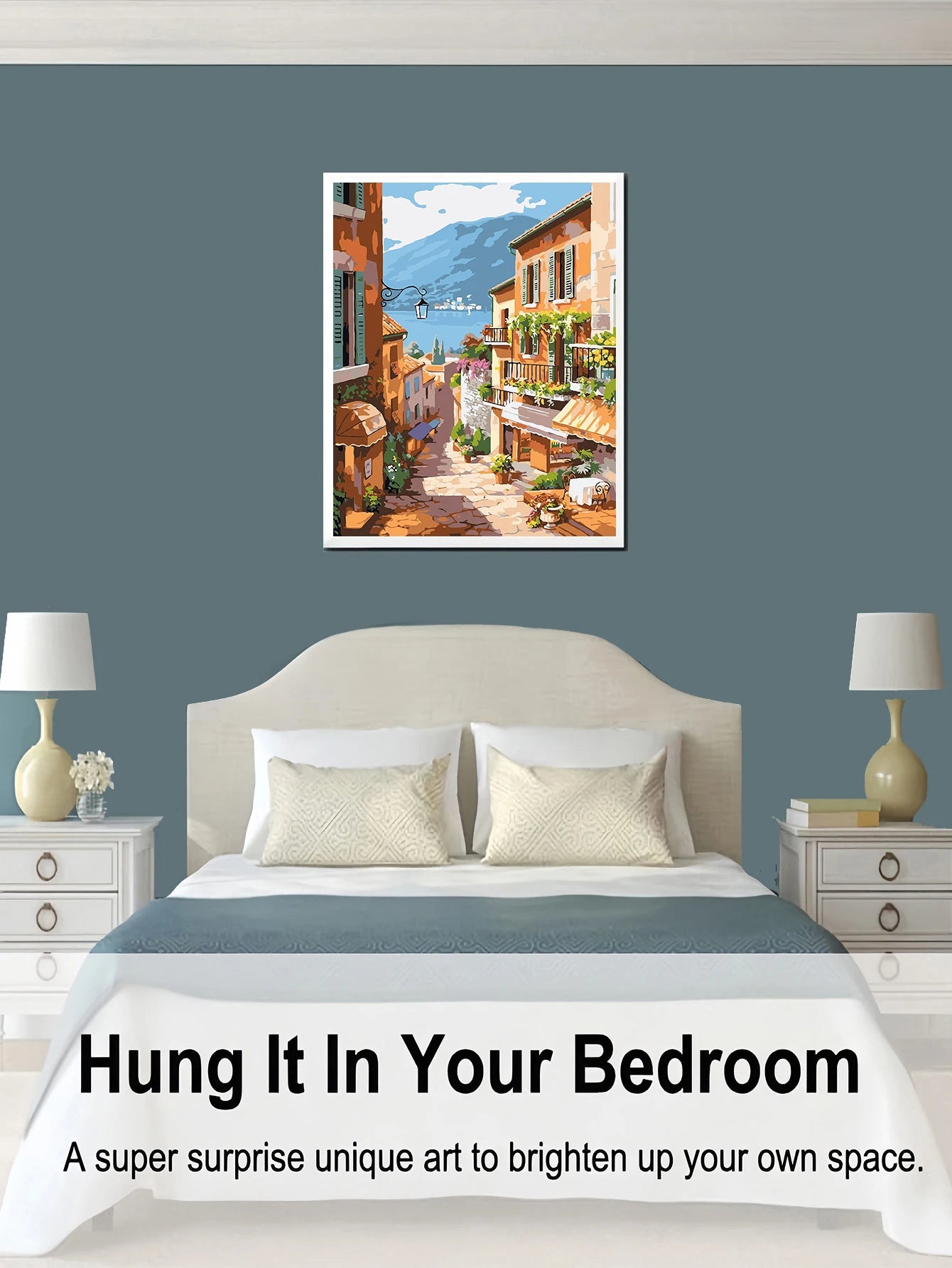 Castle at Storms End - Paint by Numbers Kit for Adults，children，Beginner to Advanced NumberOil Paintin ，Home Decor ，DIY Art Scenery Oil Painting 40x50 cm