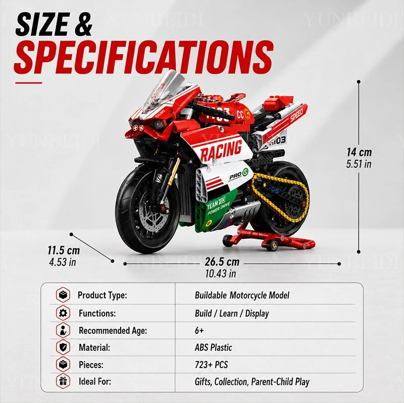 Motorcycle Building Block Set
