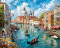 Huacan DIY Paint By Numbers City River Building Digital Oil Painting Landscape Drawing By Numbers Paint Adults Kit ﻿﻿﻿