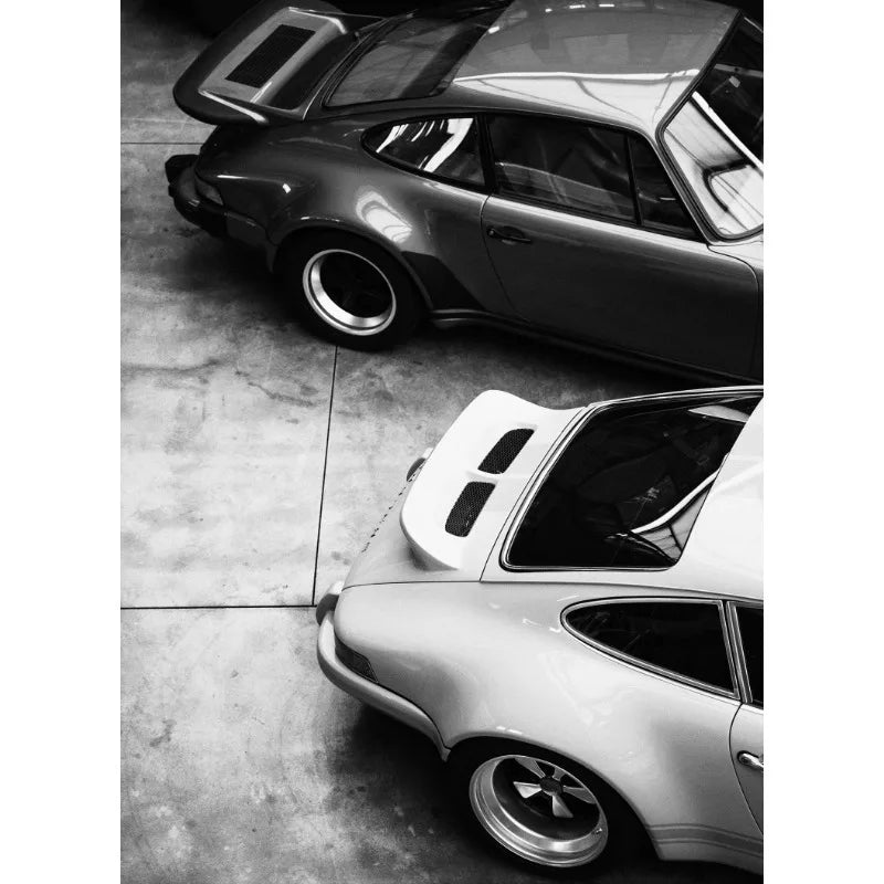 Modern Fashion Wall Art Simple Black and White Luxury Car HD Canvas Poster Prints Home Bedroom Living Room Decoration Mural
