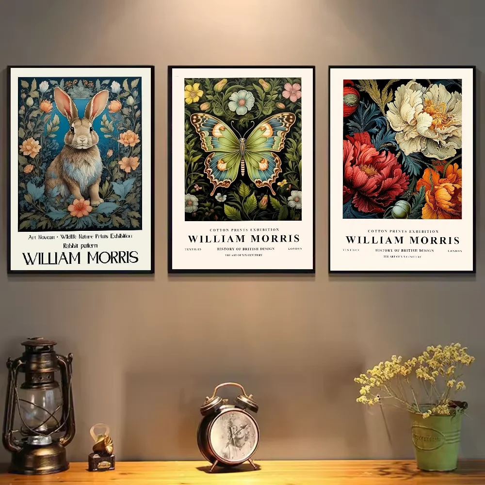 William Morris art Poster HD art sticky wall waterproof home living room bedroom bar aesthetic decoration