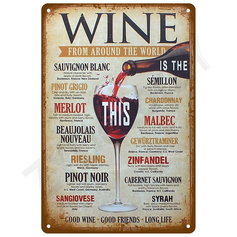 Retro Wall Art Mural Outdoor House Bathroom Home Room Decorations Decor Vintage Metal Signs Plates Tin Sign Posters Man Cave Bar